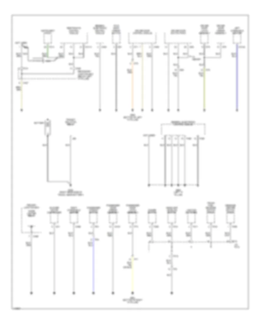 Ground Distribution Wiring Diagram 4 of 4 for Jaguar S Type Sport 2002