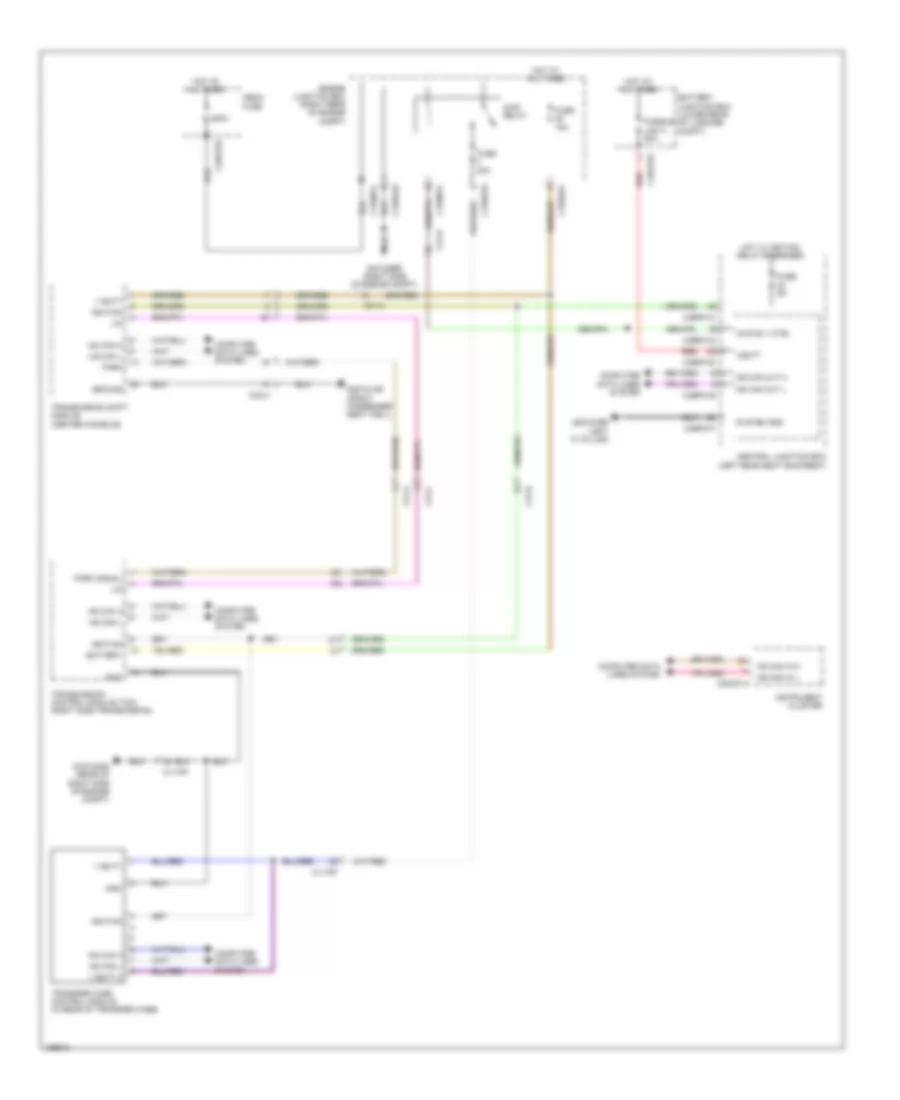 AWD Wiring Diagram for Jaguar XJ L Supercharged 2014
