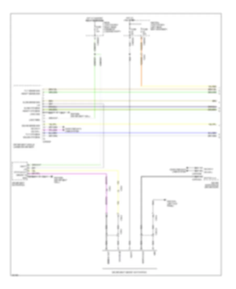 Drivers Memory Seat Wiring Diagram, 8-Way (1 of 2) for Jaguar XJ L Supercharged 2014