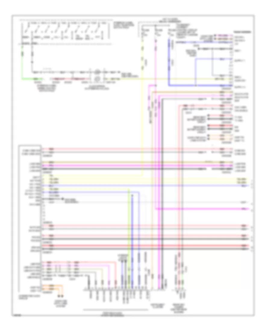 Premium Radio Wiring Diagram, 12  15 Speaker Systems (1 of 3) for Jaguar XJ L Supercharged 2014