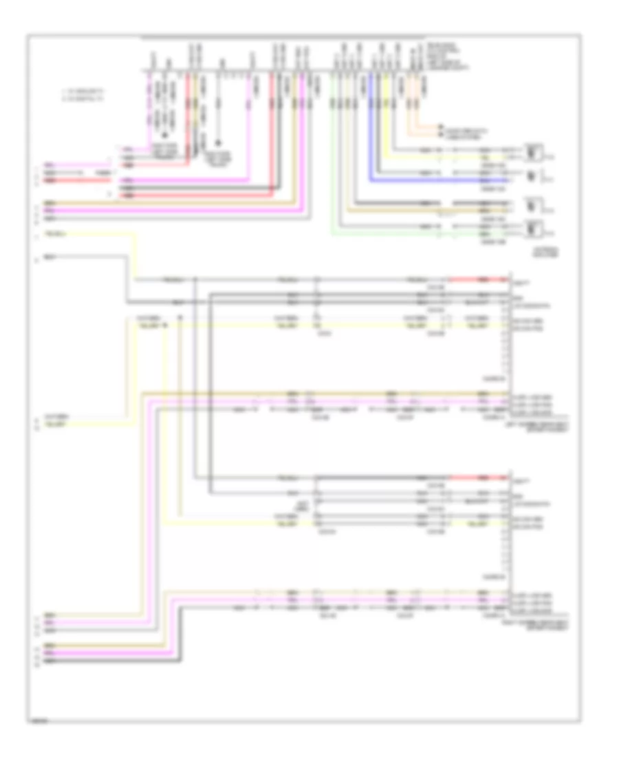 Rear Seat Entertainment Wiring Diagram (2 of 2) for Jaguar XJ L Supercharged 2014