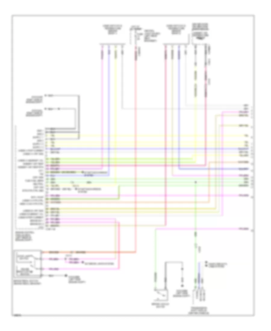 5.0L SC, Engine Performance Wiring Diagram (1 of 9) for Jaguar XJ Supercharged 2014