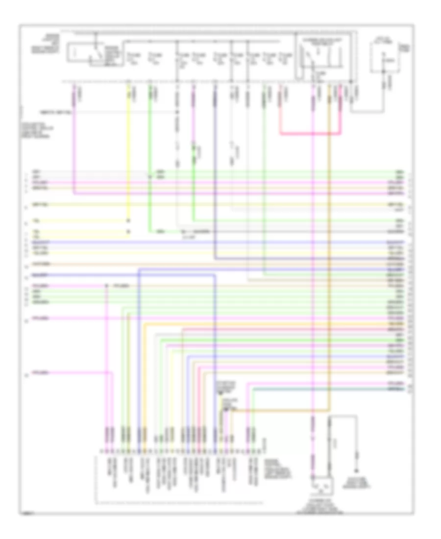 5.0L SC, Engine Performance Wiring Diagram (2 of 9) for Jaguar XJ Supercharged 2014