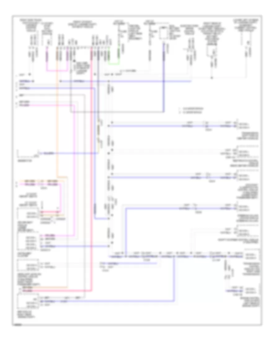 Diagnostic Socket Wiring Diagram 3 of 3 for Jaguar XJR 2014