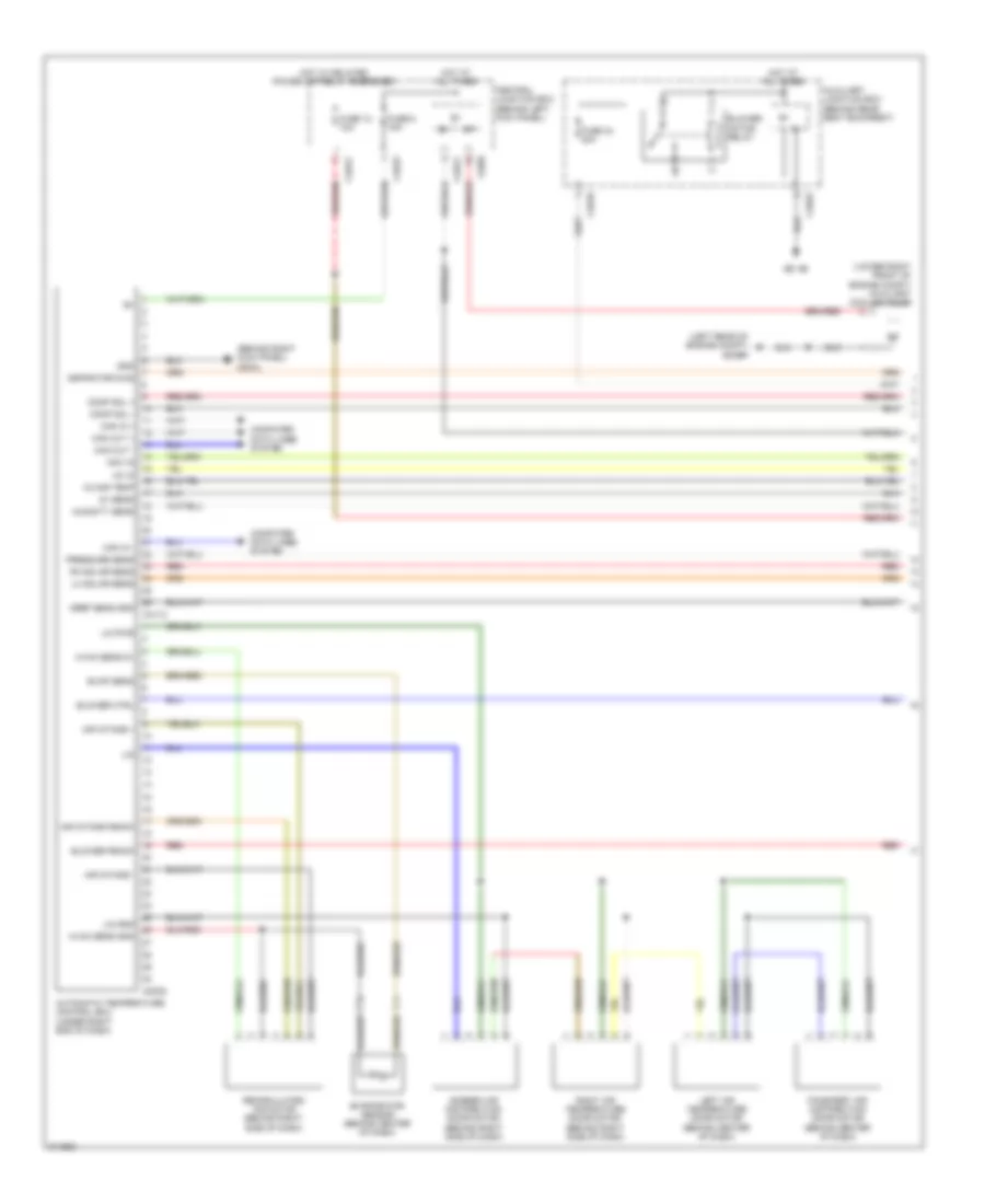 Automatic A C Wiring Diagram 1 of 2 for Jaguar XKR 2009