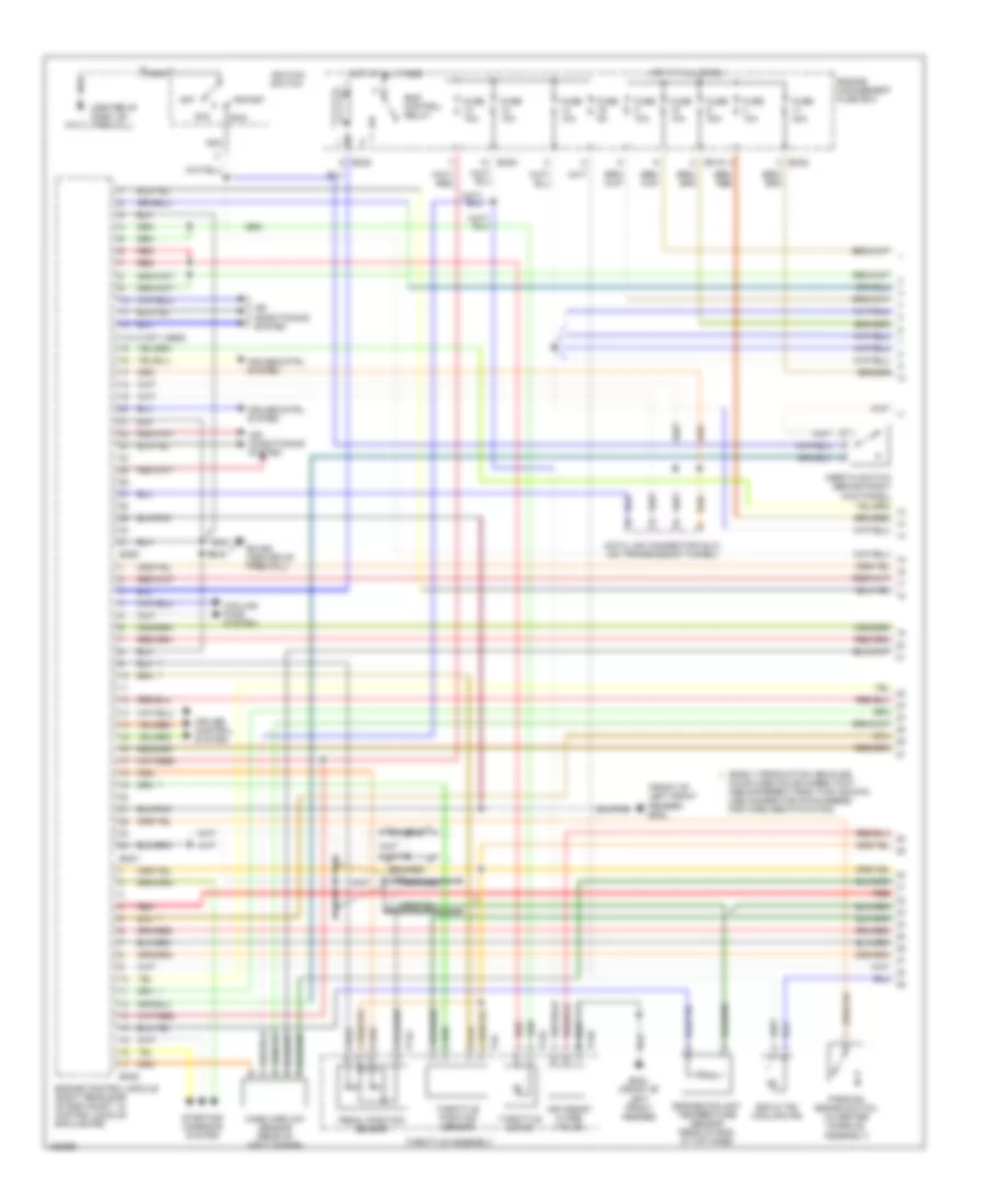 4 0L Engine Performance Wiring Diagrams 1 of 4 for Jaguar XJ8 2002