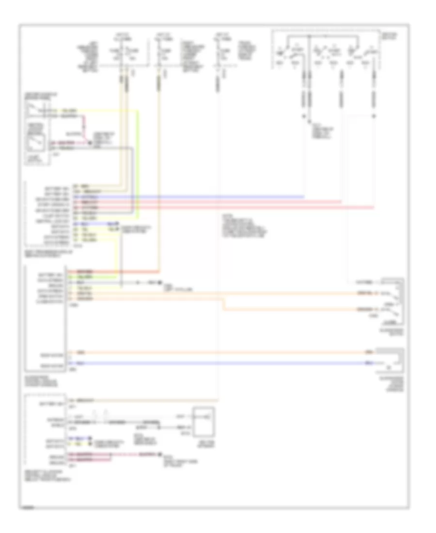 Power Top Sunroof Wiring Diagrams for Jaguar XJ8 2002