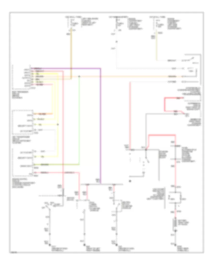 Starting Wiring Diagram for Jaguar XJ8 2002