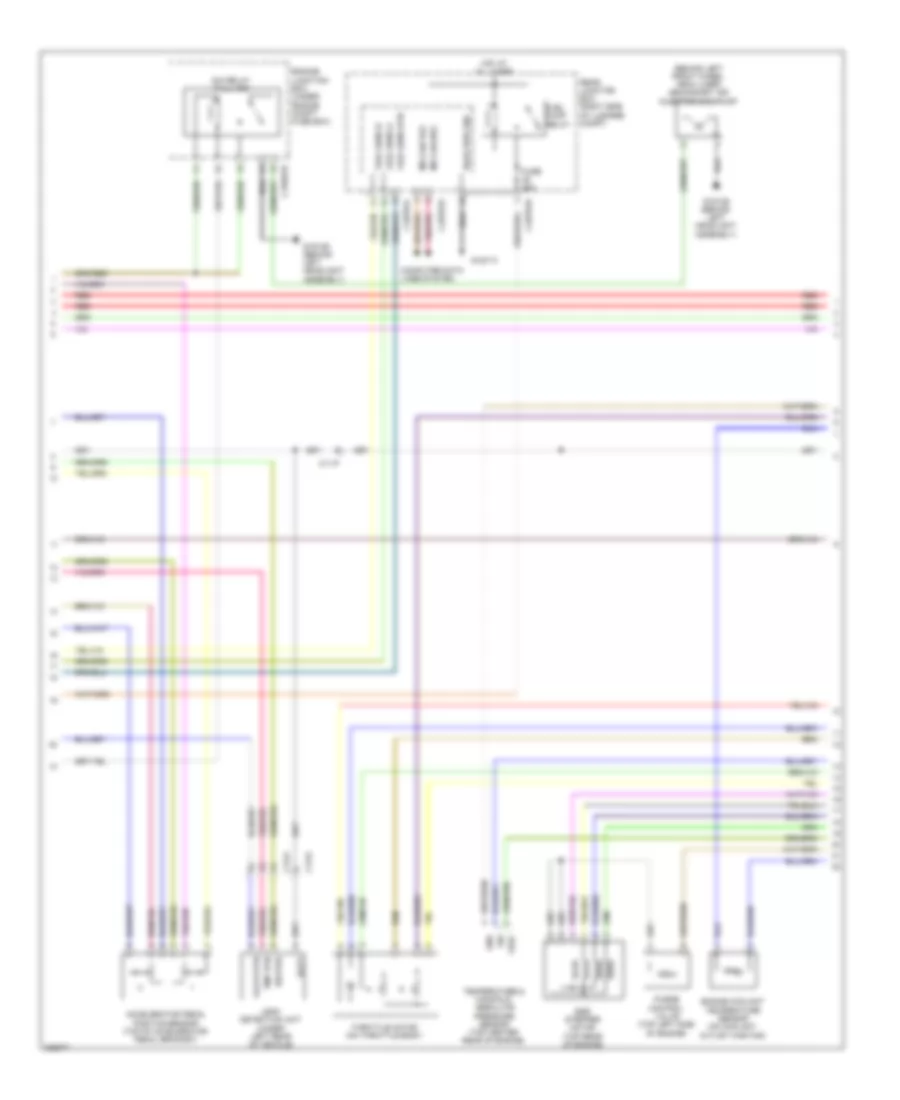 4.2L, Engine Performance Wiring Diagram (2 of 5) for Jaguar XF 2010