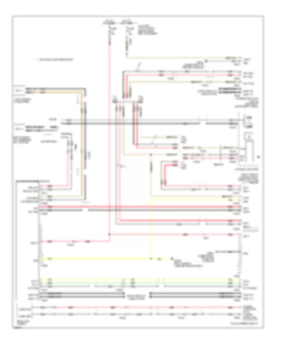 Navigation Wiring Diagram for Jaguar XK 2014