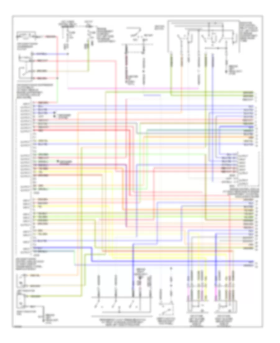 Automatic AC Wiring Diagram (1 of 3) for Jaguar XJR 2002