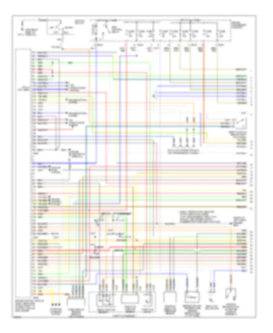 4 0L Engine Performance Wiring Diagrams 1 of 4 for Jaguar XJR 2002