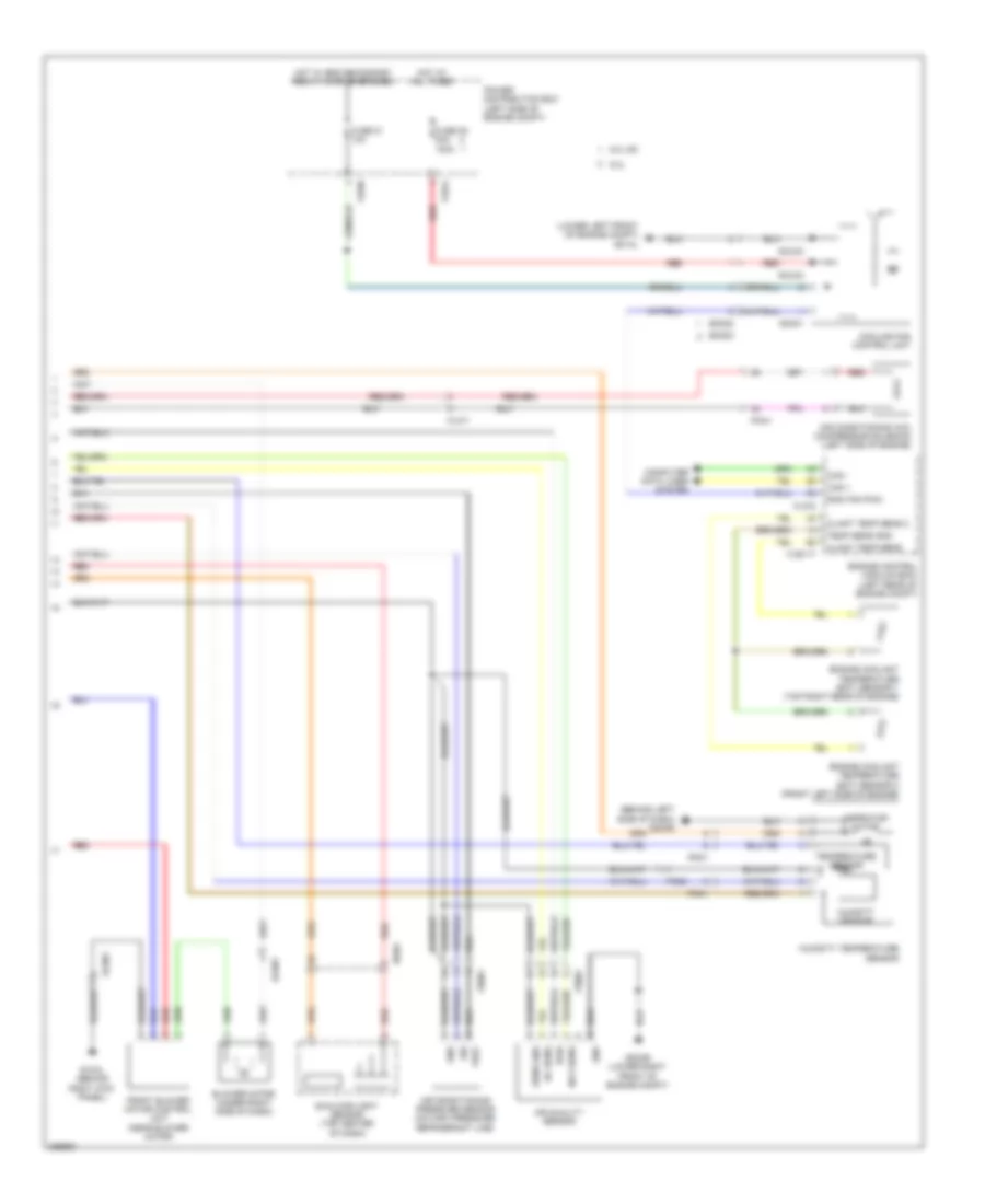 Automatic AC Wiring Diagram (2 of 2) for Jaguar XK Touring 2014