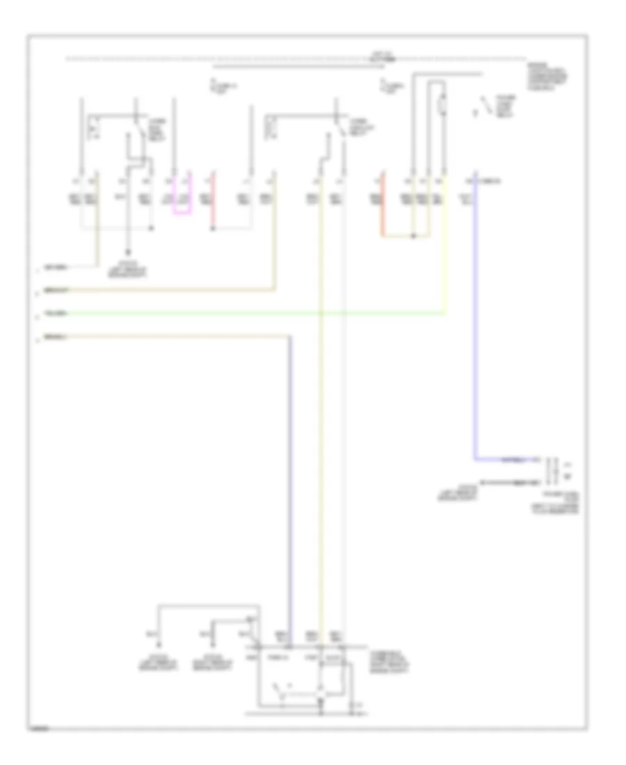 WiperWasher Wiring Diagram (2 of 2) for Jaguar XF Supercharged 2010