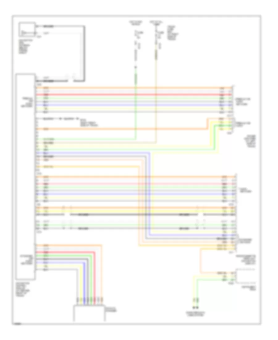 Navigation Wiring Diagram for Jaguar XJR 100 2002