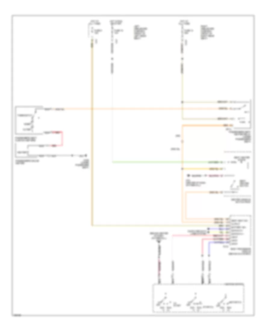 Passenger Heated Seat Wiring Diagram for Jaguar XJR 100 2002