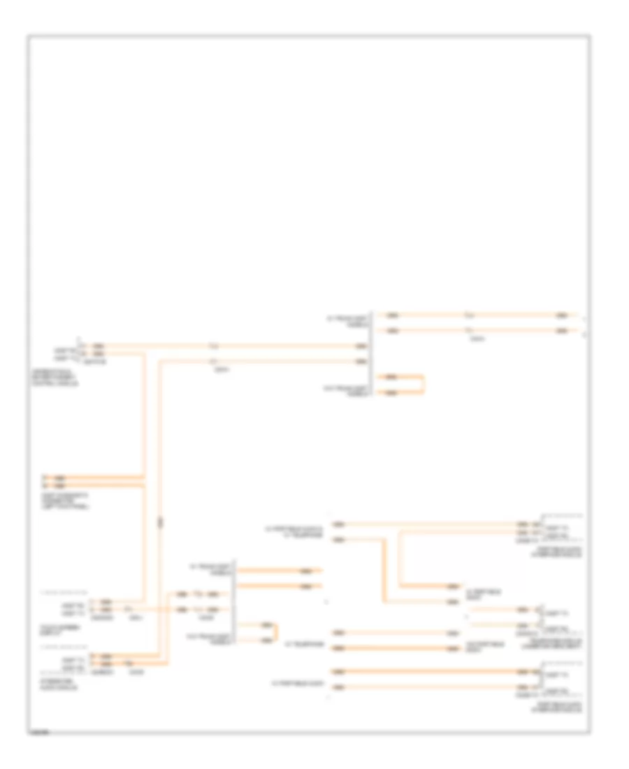 Fibre Optic Network Wiring Diagram 1 of 2 for Jaguar XFR 2010