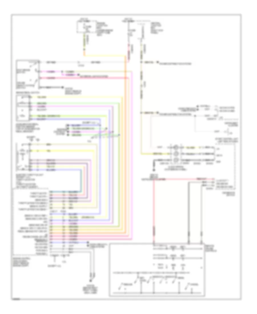 Cruise Control Wiring Diagram without Adaptive Cruise Control for Jaguar XFR 2010