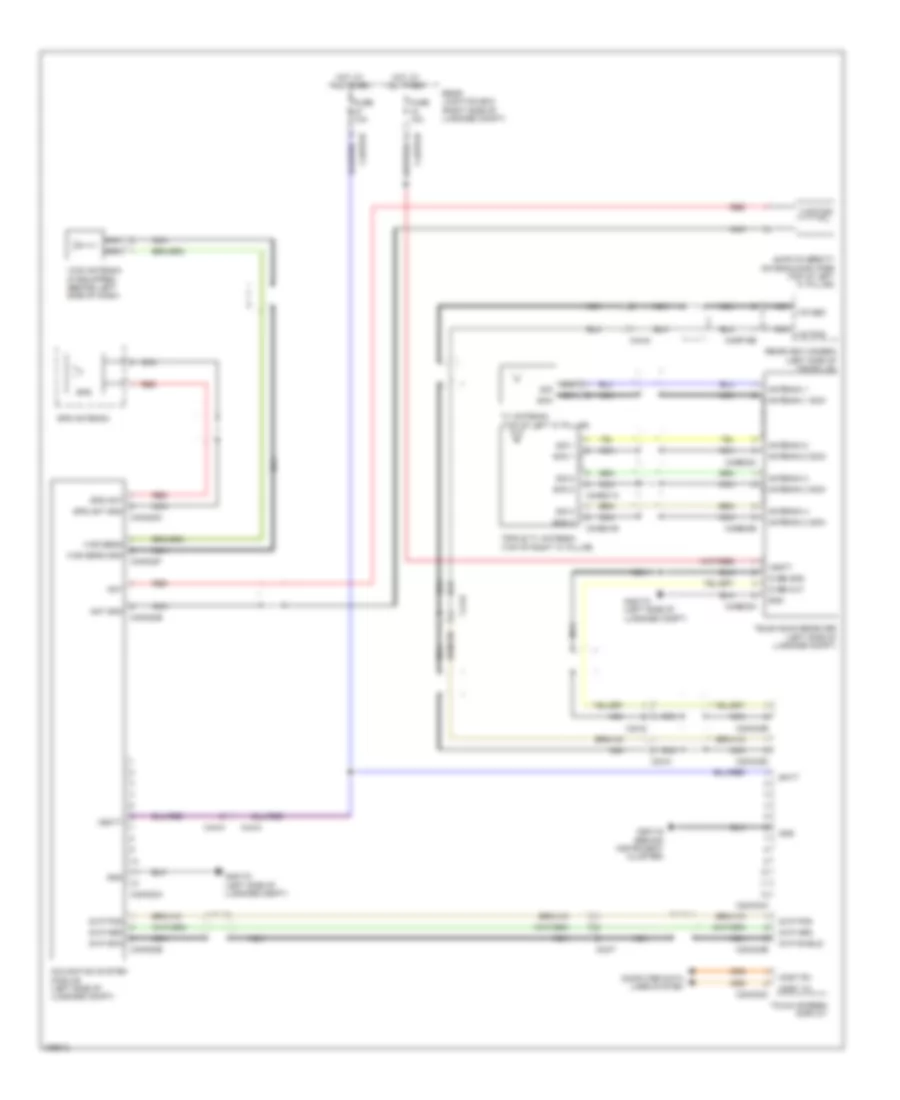 Navigation Wiring Diagram for Jaguar XFR 2010