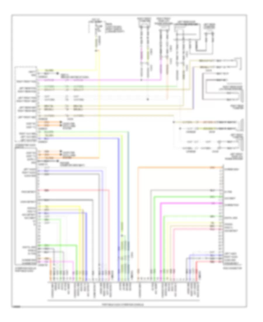 Portable Audio Wiring Diagram for Jaguar XFR 2010