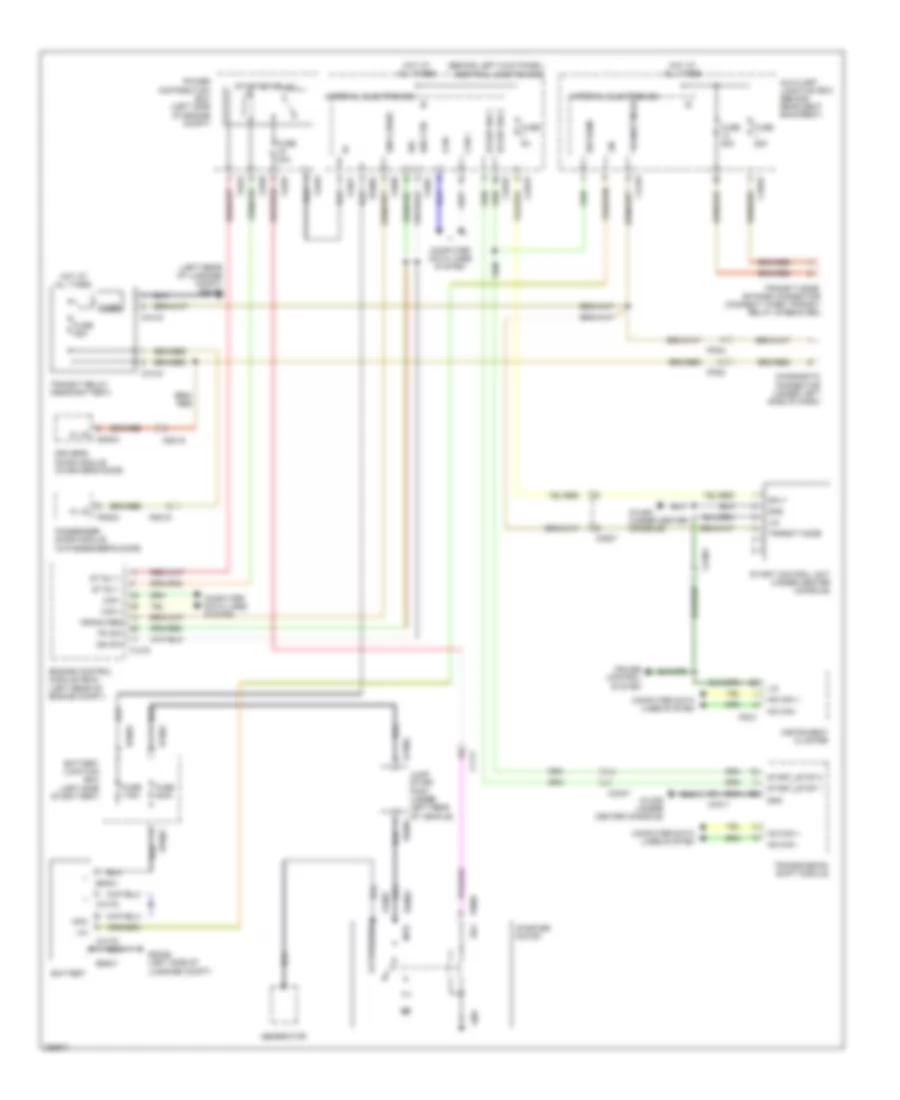Starting Wiring Diagram for Jaguar XKR-S 2014