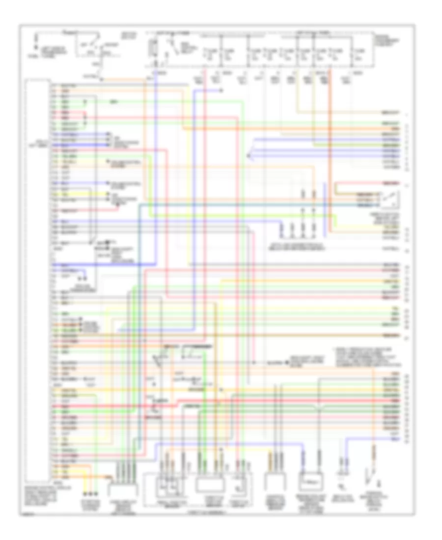4 0L Engine Performance Wiring Diagrams 1 of 4 for Jaguar XKR 2002