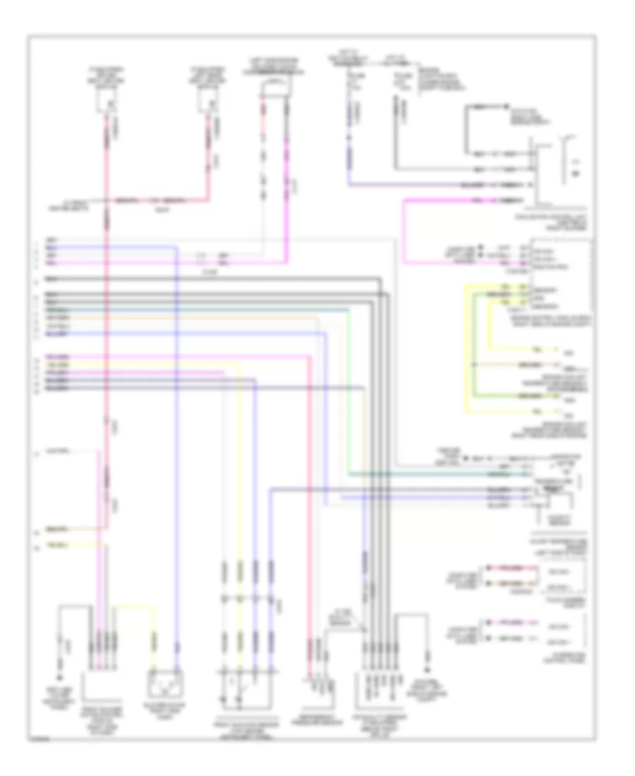A C Wiring Diagram 3 of 3 for Jaguar XJ L Supercharged 2010