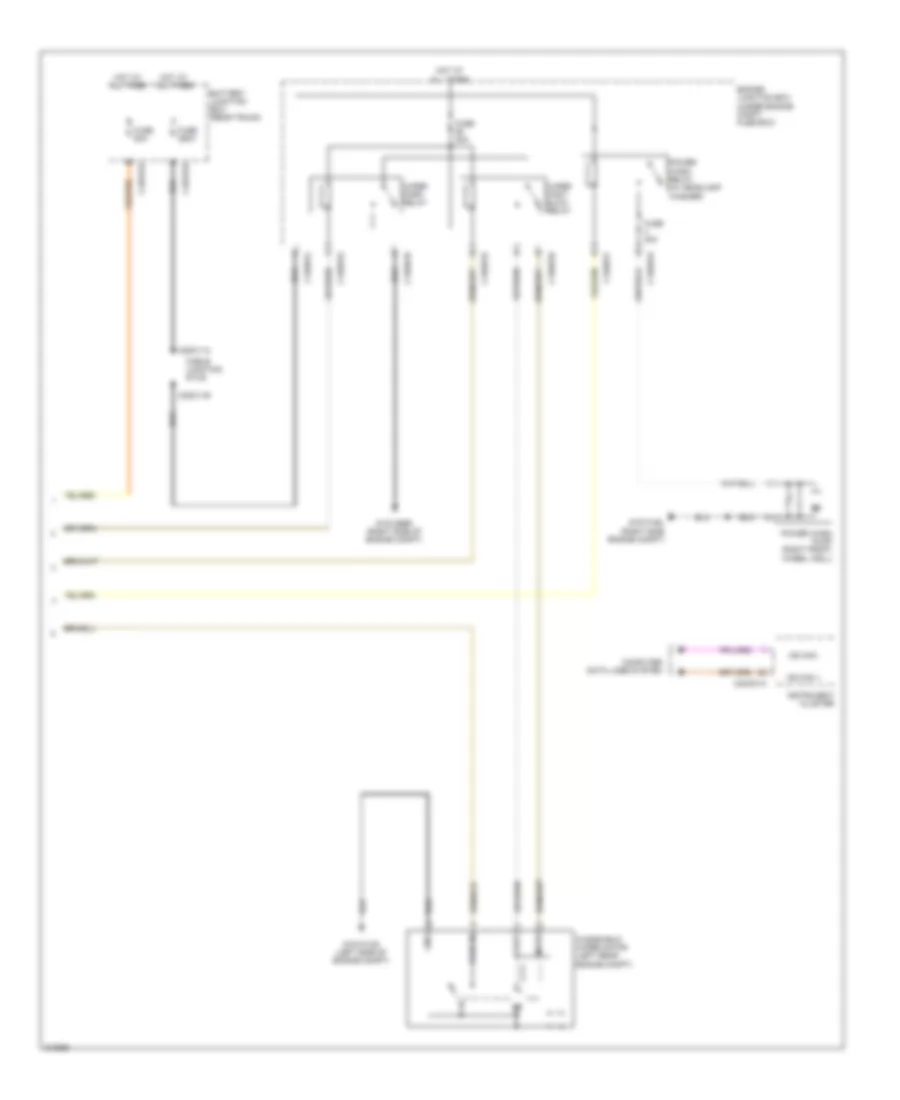 Wiper Washer Wiring Diagram 2 of 2 for Jaguar XJ L Supercharged 2010