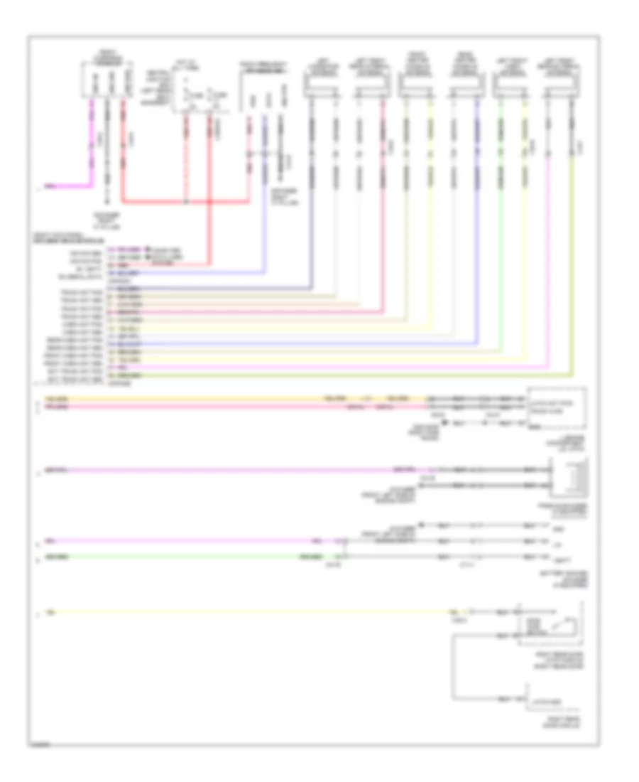 Anti theft Wiring Diagram 2 of 2 for Jaguar XJ Supercharged 2010
