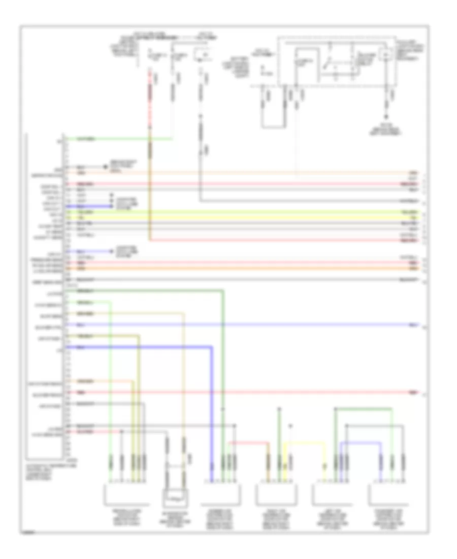 Automatic A C Wiring Diagram 1 of 2 for Jaguar XK 2010