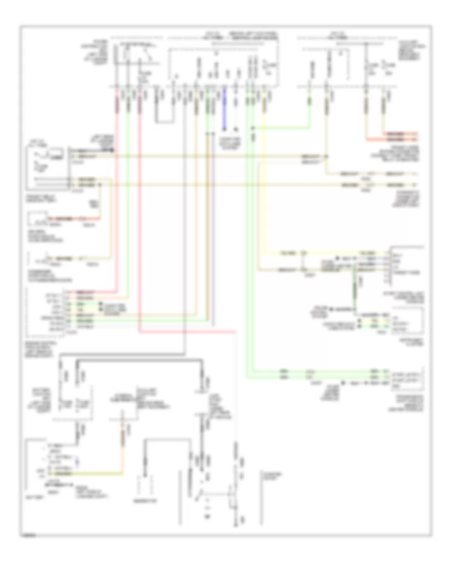 Starting Wiring Diagram for Jaguar XK 2010