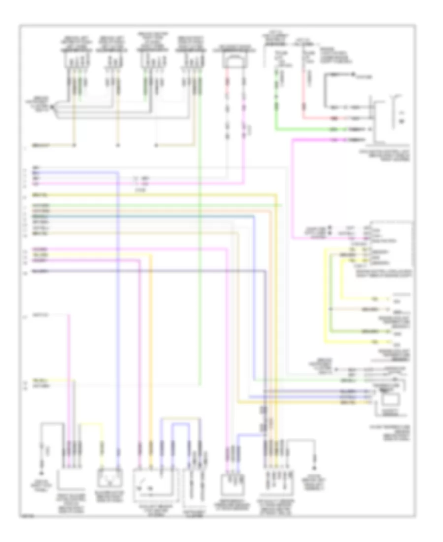 Automatic AC Wiring Diagram (2 of 2) for Jaguar XF Supercharged 2011