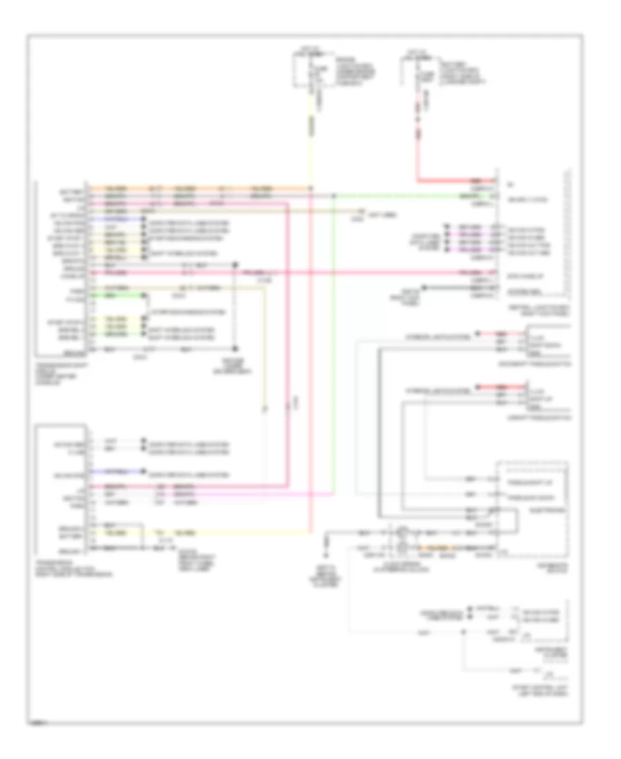 A T Wiring Diagram for Jaguar XF Supercharged 2011