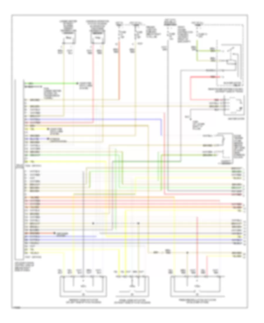 Automatic A C Wiring Diagram 1 of 2 for Jaguar S Type 2004