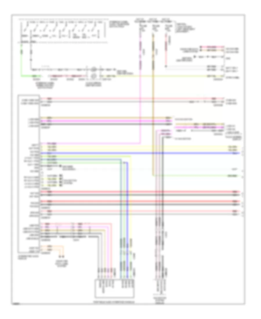Premium Radio Wiring Diagram, 12  15 Speaker Systems (1 of 3) for Jaguar XJ Supercharged 2011