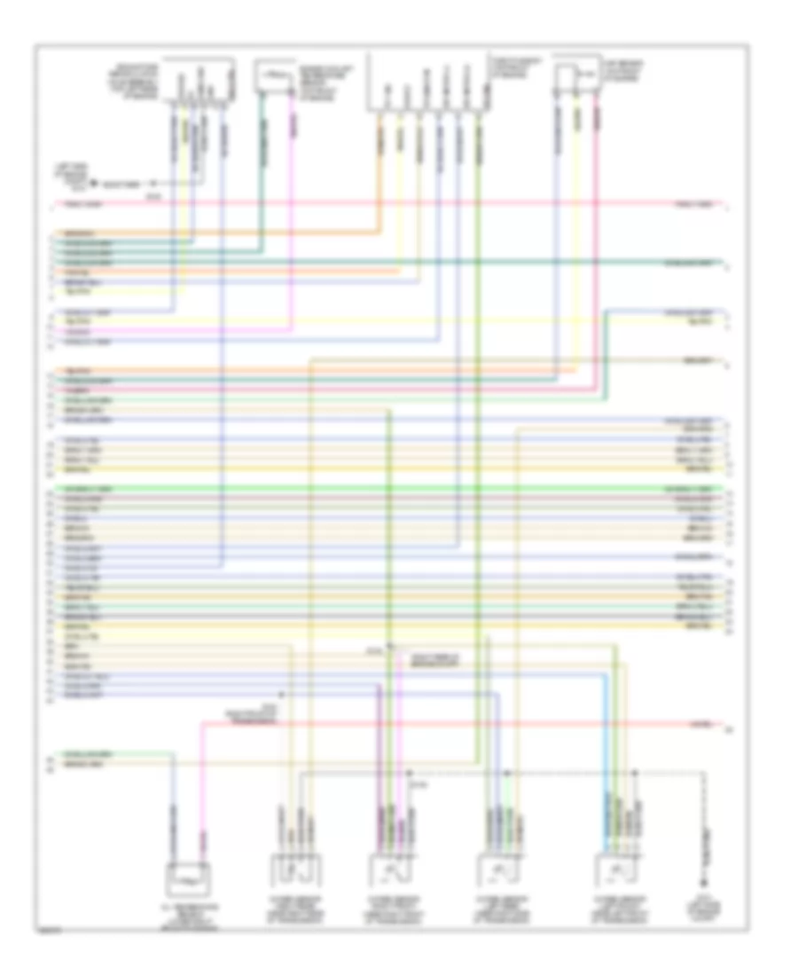 4.7L, Электросхема системы управления двигателем (2 из 6) для Jeep Commander Limited 2008