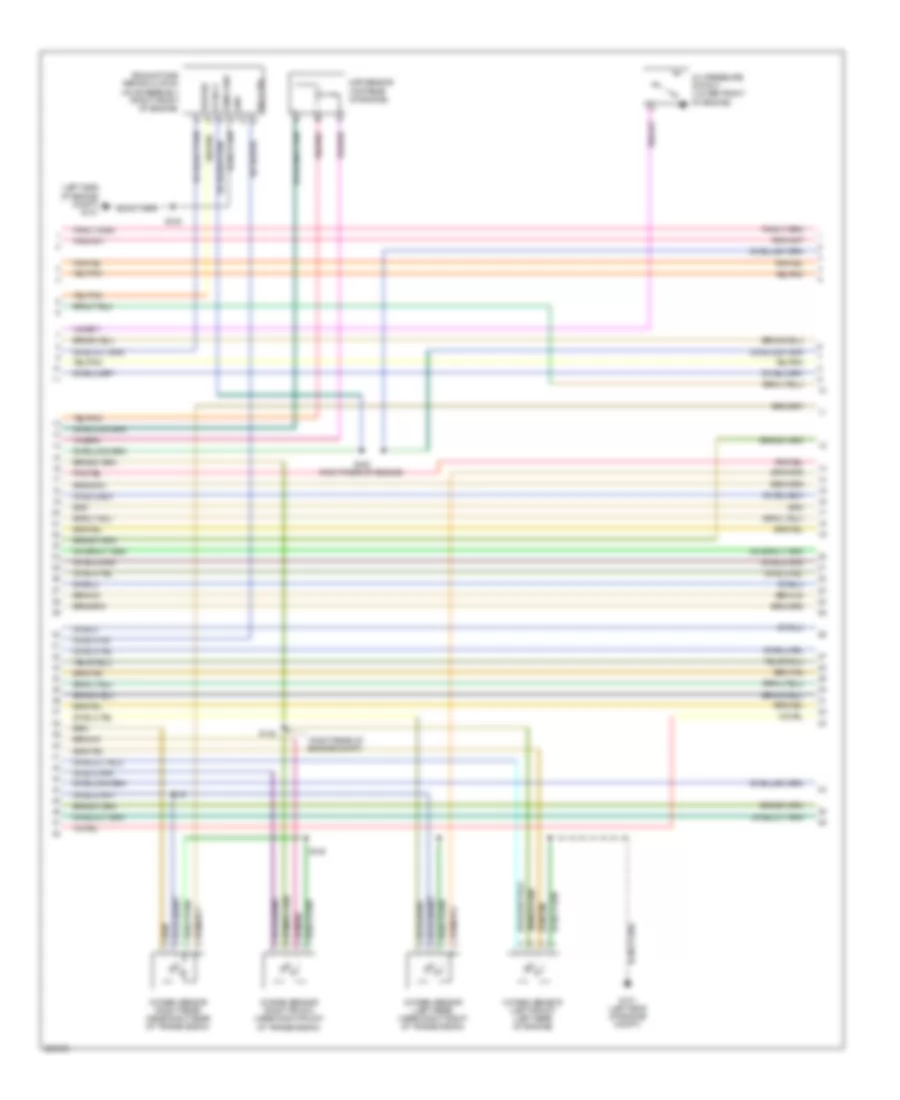 5.7L, Электросхема системы управления двигателем (2 из 6) для Jeep Commander Limited 2008