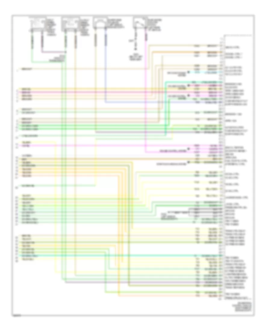 5.7L, Электросхема системы управления двигателем (6 из 6) для Jeep Commander Limited 2008