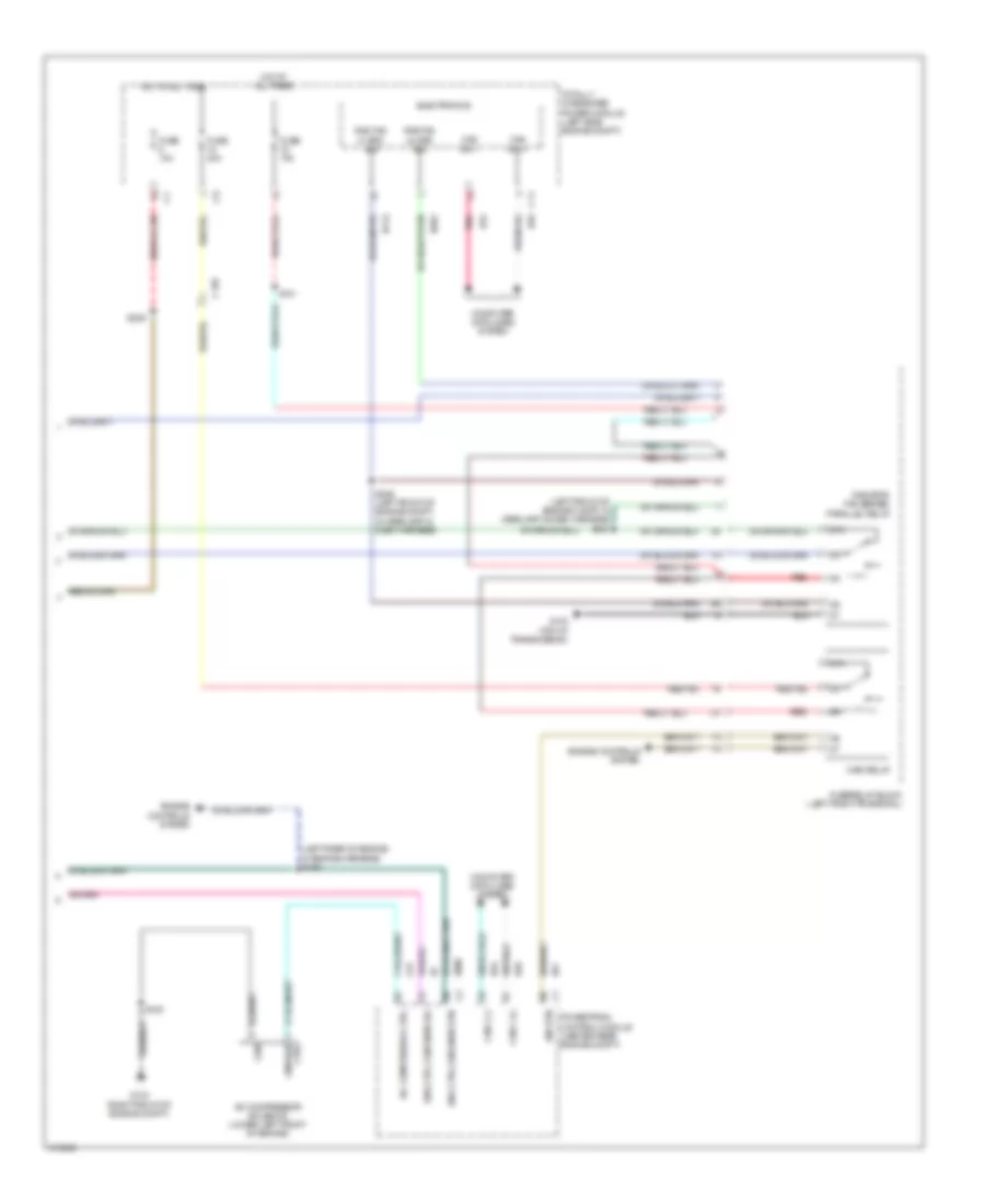 Электросхема кондиционера (2 из 2) для Jeep Compass Latitude 2013
