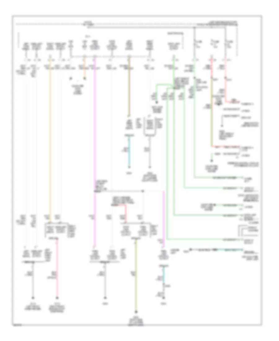Электросхема внешнего освещения для Jeep Compass Limited 2008
