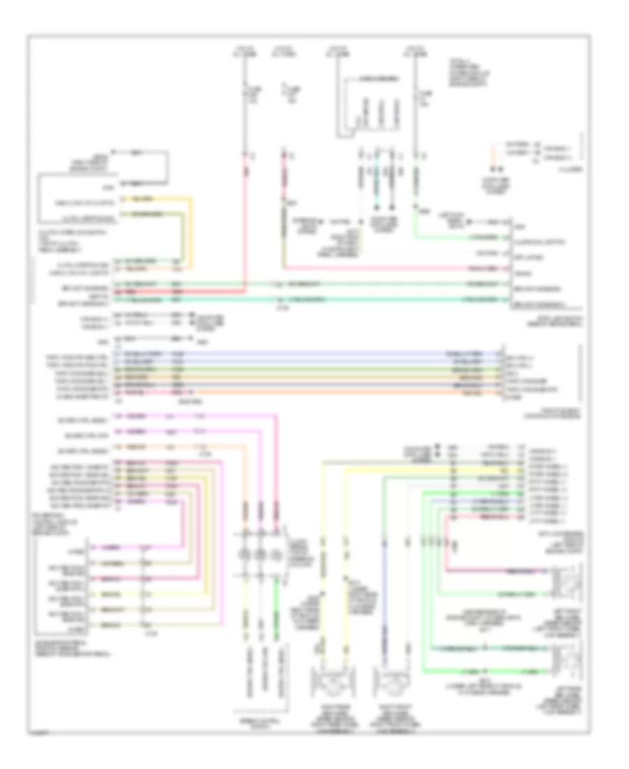 Электросхема системы круизконтроля для Jeep Wrangler Sahara 2013