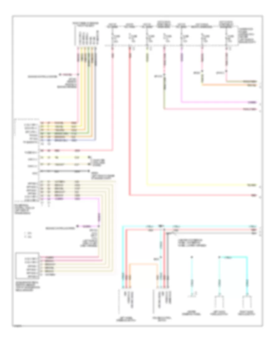 Электросхема системы круизконтроля (1 из 2) для Jeep Cherokee Sport 2014