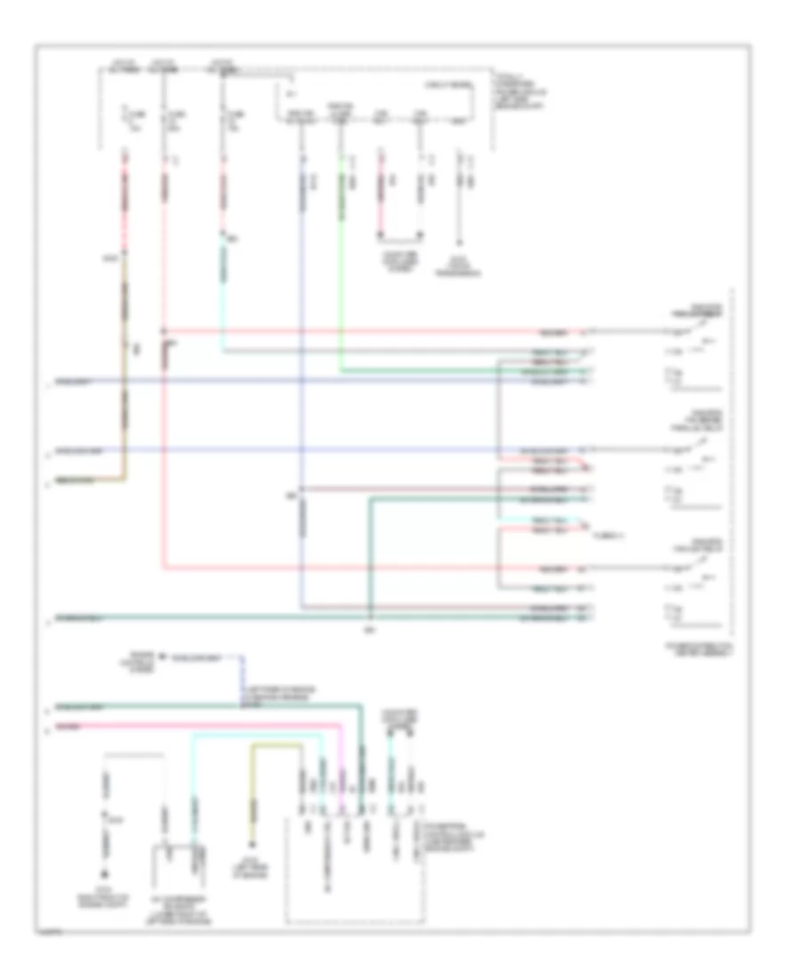 Электросхема кондиционера (2 из 2) для Jeep Compass Latitude 2014