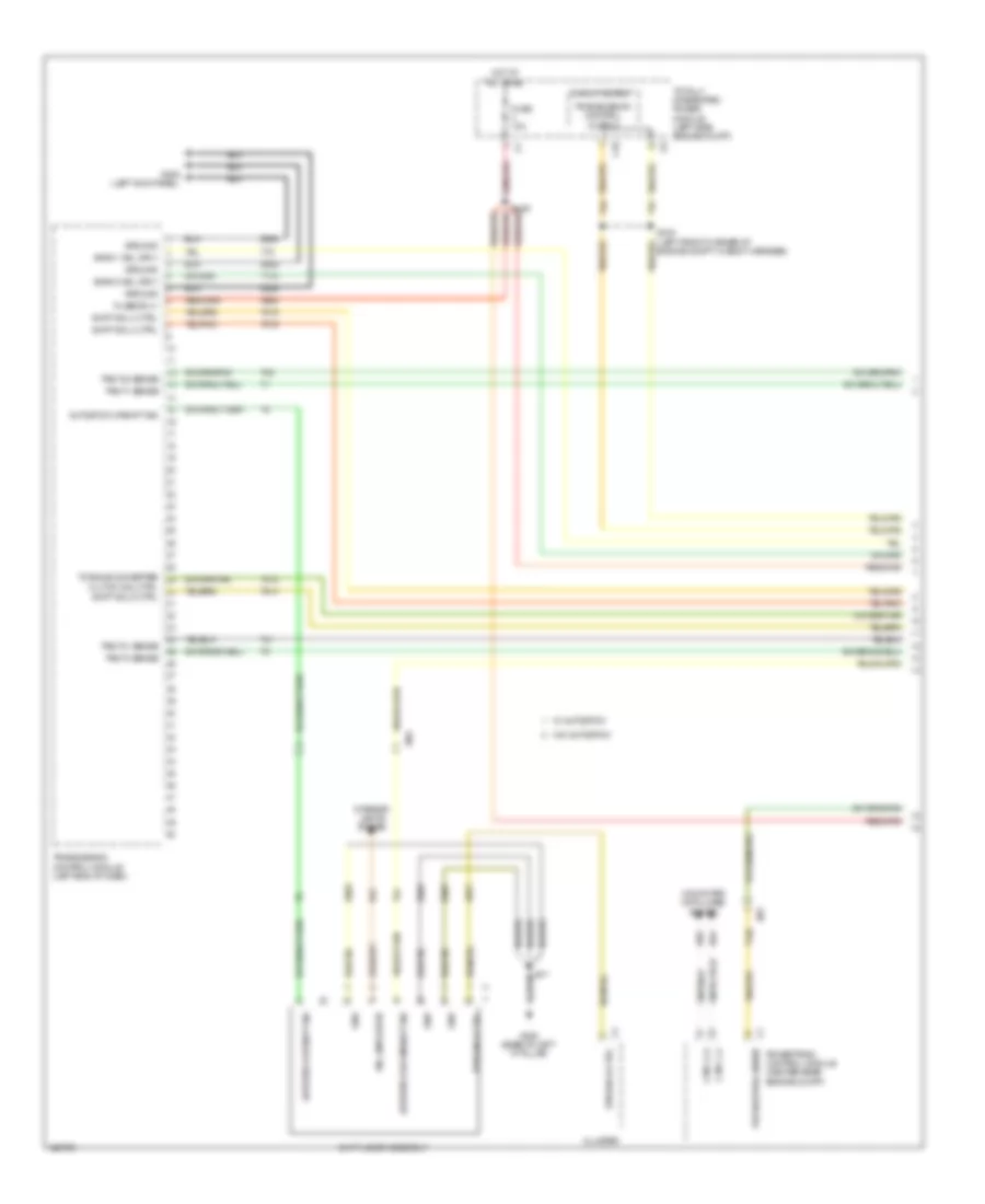 Электросхема автоматической коробки передач АКПП, 6 Скоростей (1 из 2) для Jeep Compass Latitude 2014
