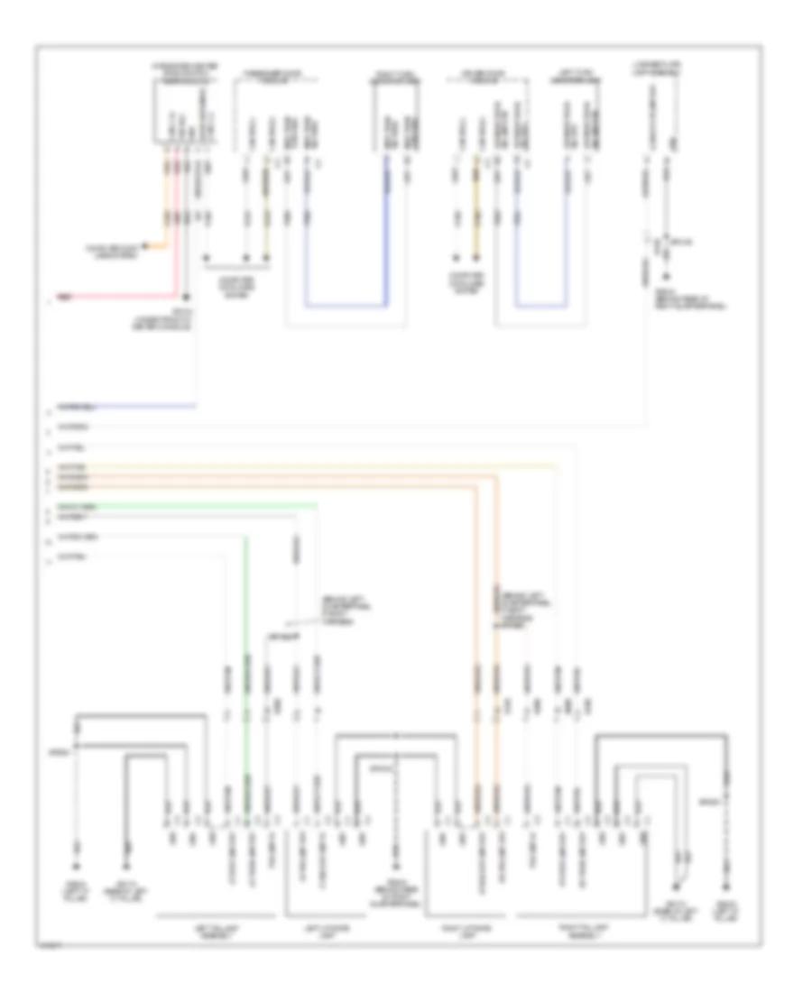Электросхема внешнего освещения, стандартная комплектация (2 из 2) для Jeep Grand Cherokee Laredo 2014