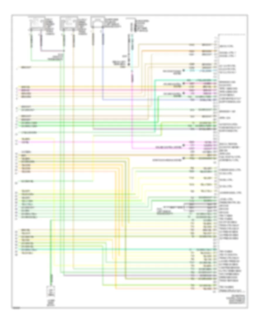 5.7L, Электросхема системы управления двигателем (6 из 6) для Jeep Commander Sport 2007