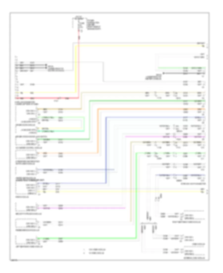 Электросхема линии передачи данных CAN (1 из 4) для Jeep Grand Cherokee SRT 2014