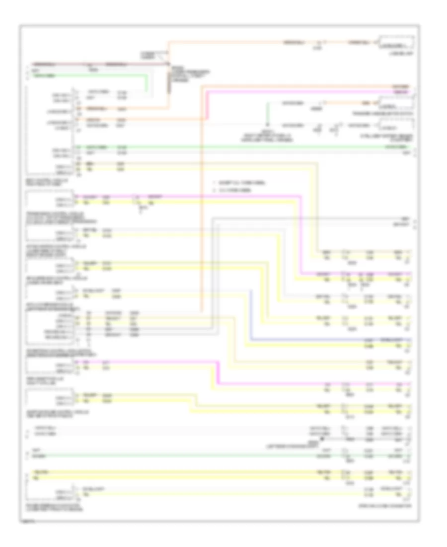 Электросхема линии передачи данных CAN (3 из 4) для Jeep Grand Cherokee SRT 2014
