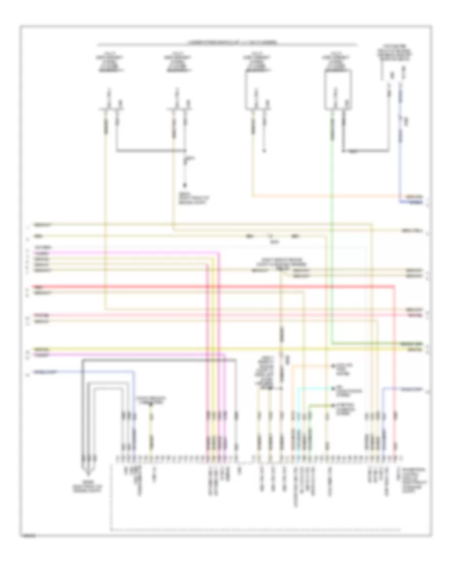 5.7L, Электросхема системы управления двигателем (3 из 6) для Jeep Grand Cherokee Summit 2014