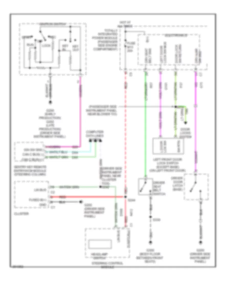 Электросхемы ПРЕДУПРЕЖДАЮЩИЕ СИСТЕМЫ Jeep Wrangler Unlimited Rubicon 2007 Wiring Diagrams For Cars 5047